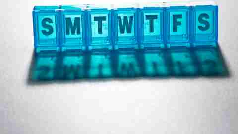 Pill box for ADHD medication