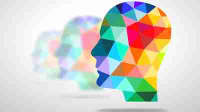 Multicolored heads of people with ADHD that can be healed using Dr. Amen's techniques
